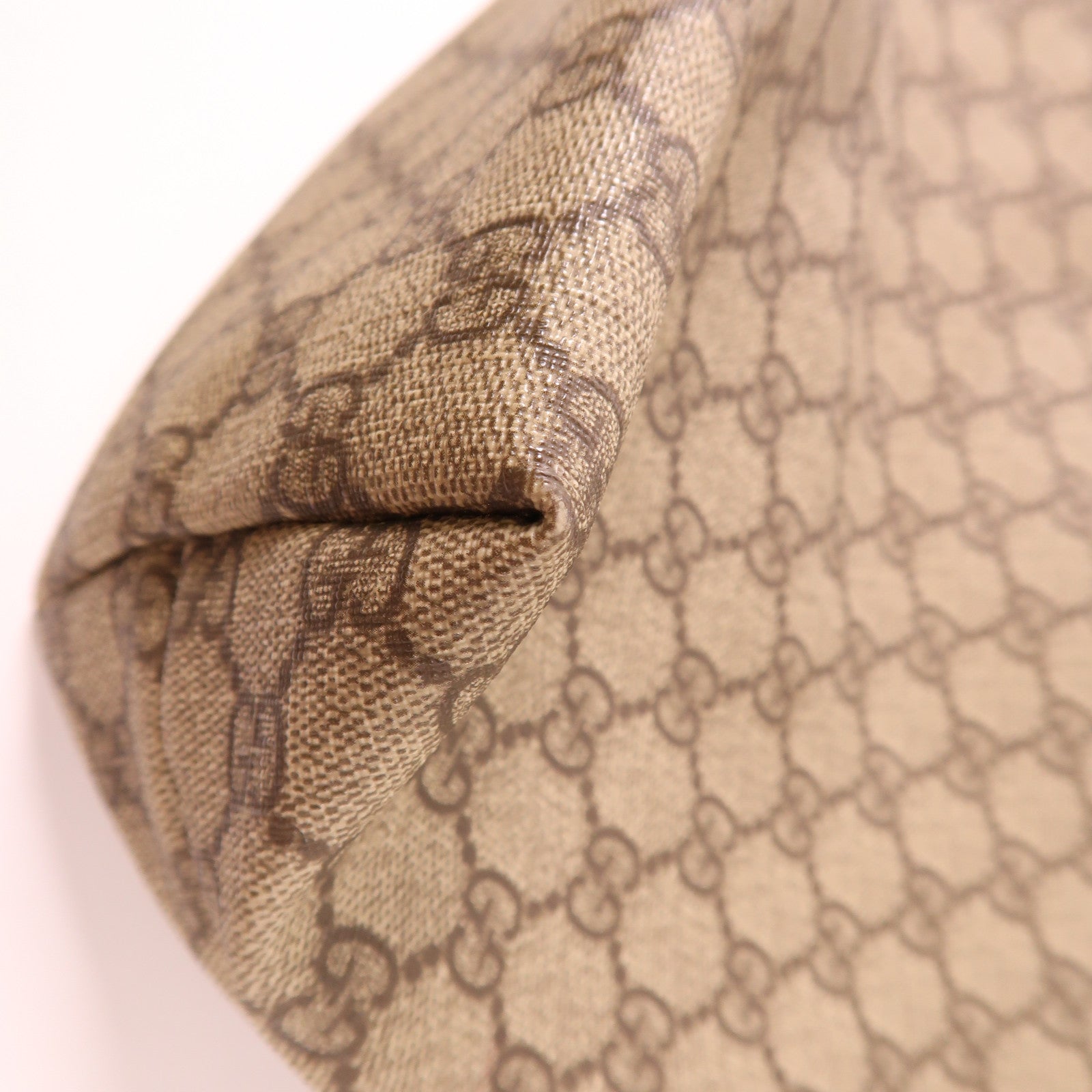 GUCCI GG SHW Tote Bag 189896 Coated Canvas Brown