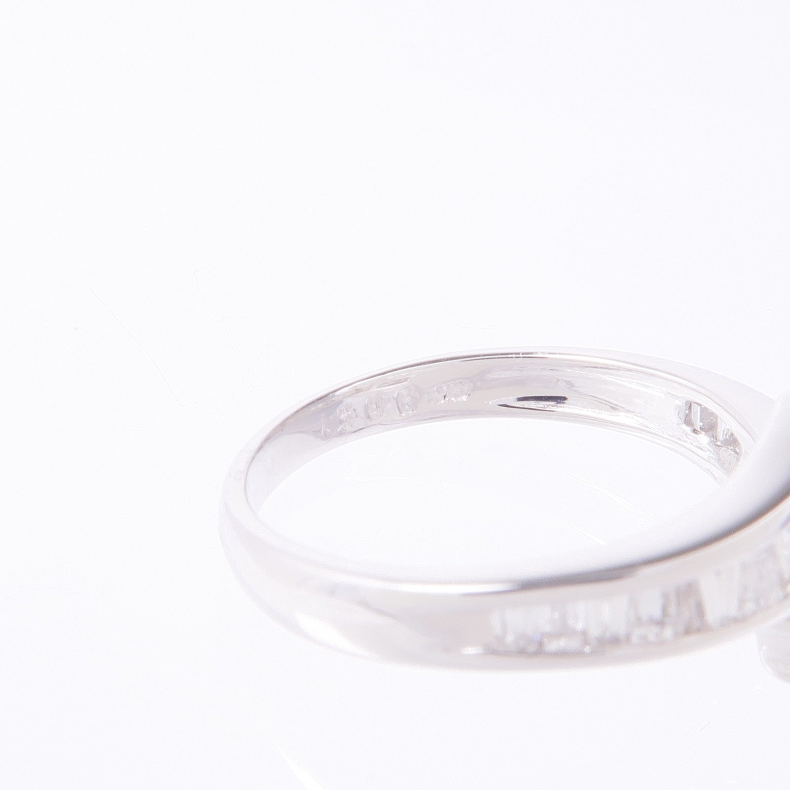 JEWELRY 【激減優惠】18K白金Diamond Ring鑽石戒指US#5