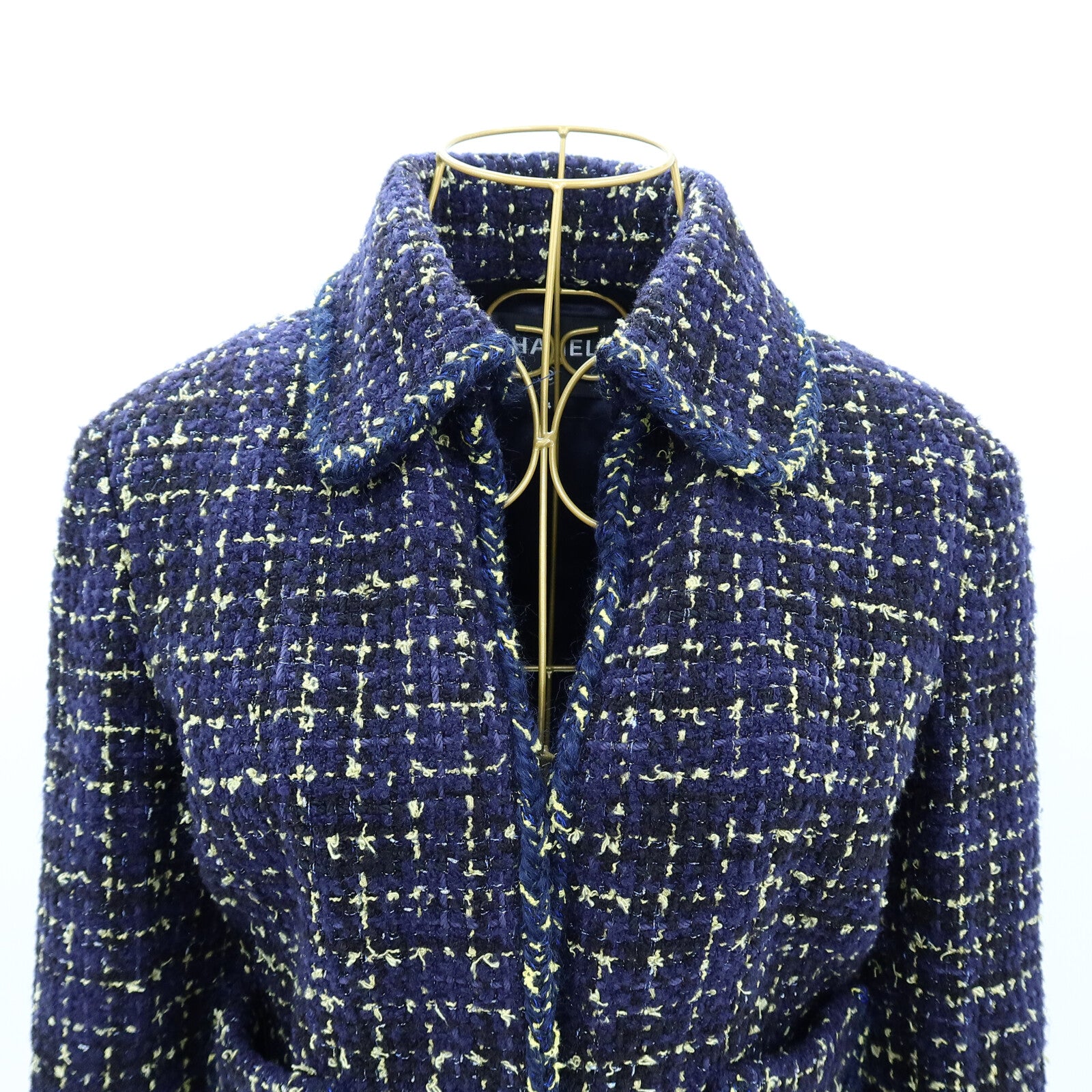 CHANEL Cotton/Acrylic Long-Sleeve Jacket外套