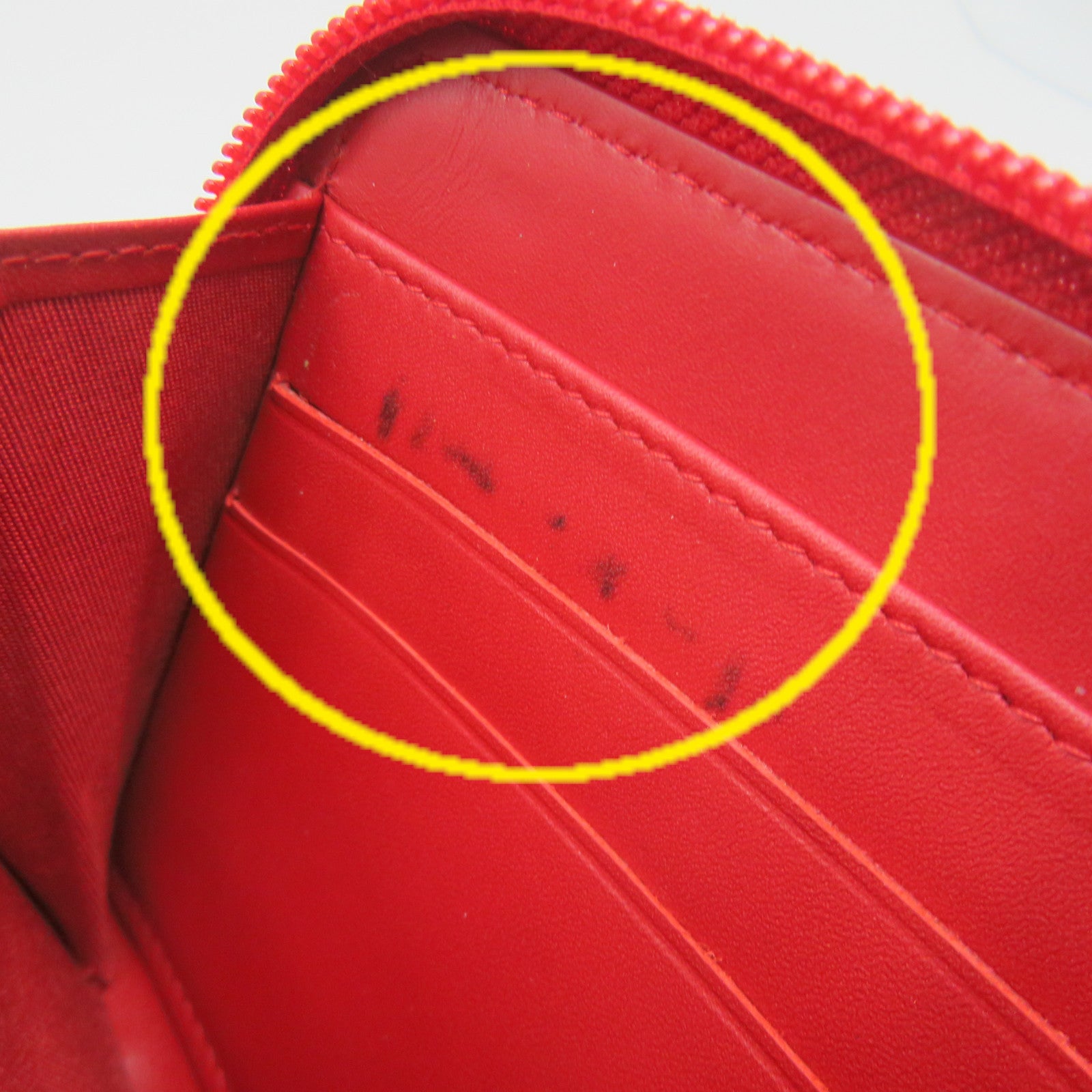 CHANEL 【激減優惠】Caviar皮革Zipper Long Wallet金扣拉鏈長錢包紅色