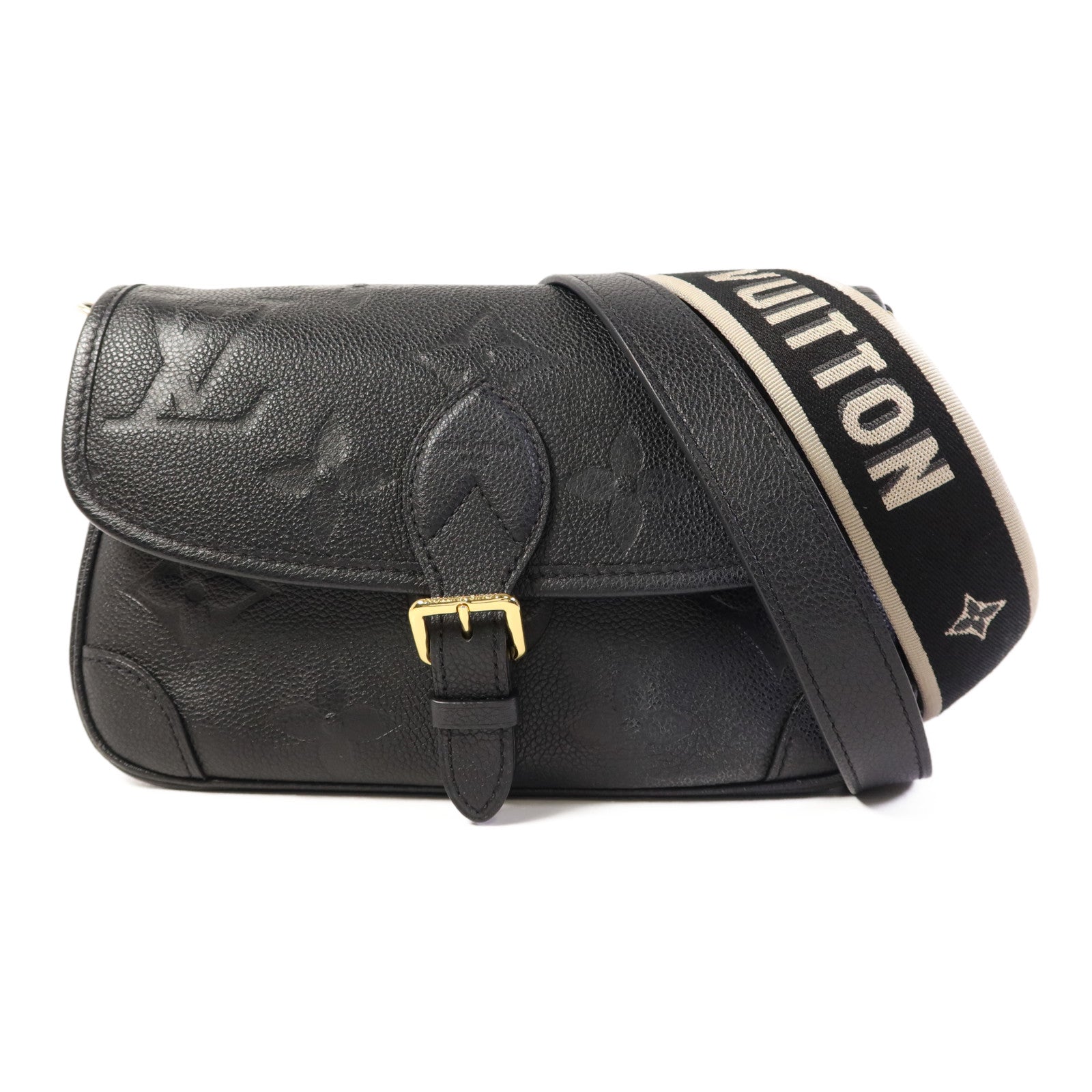 LOUIS VUITTON Monogram Empreinte Diane金扣肩背袋