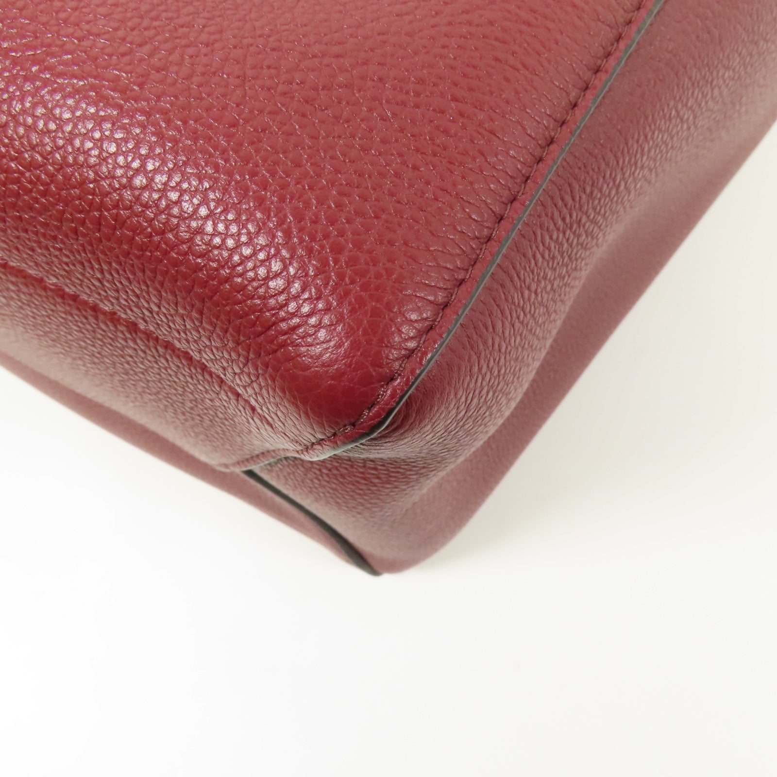 CELINE 牛皮皮革Sangle Bucket Bag金扣肩背袋