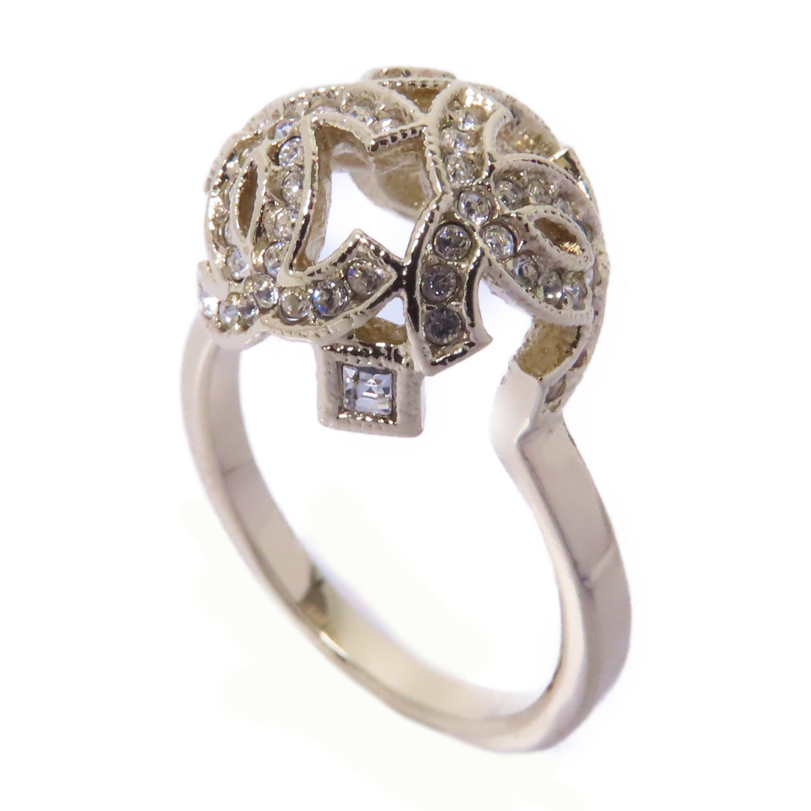 CHANEL 【激減優惠】金屬Ring 戒指US#6金色