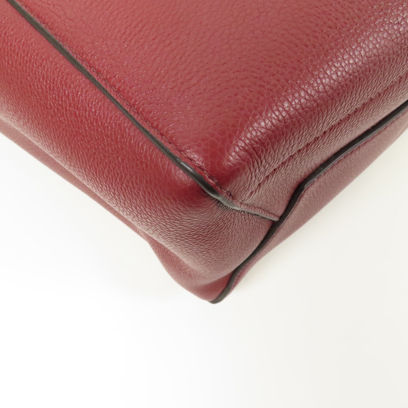 CELINE 牛皮皮革Sangle Bucket Bag金扣肩背袋