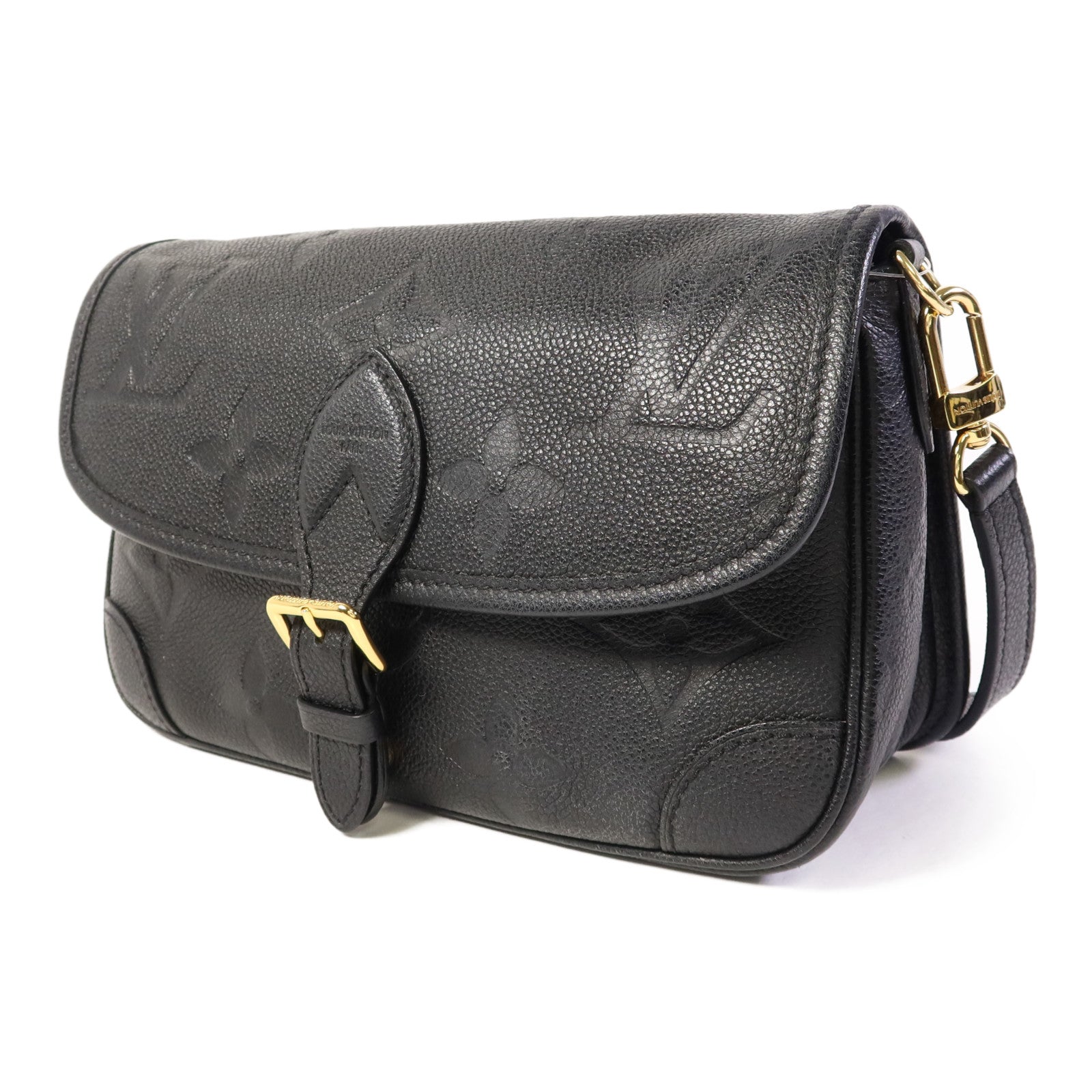 LOUIS VUITTON Monogram Empreinte Diane金扣肩背袋
