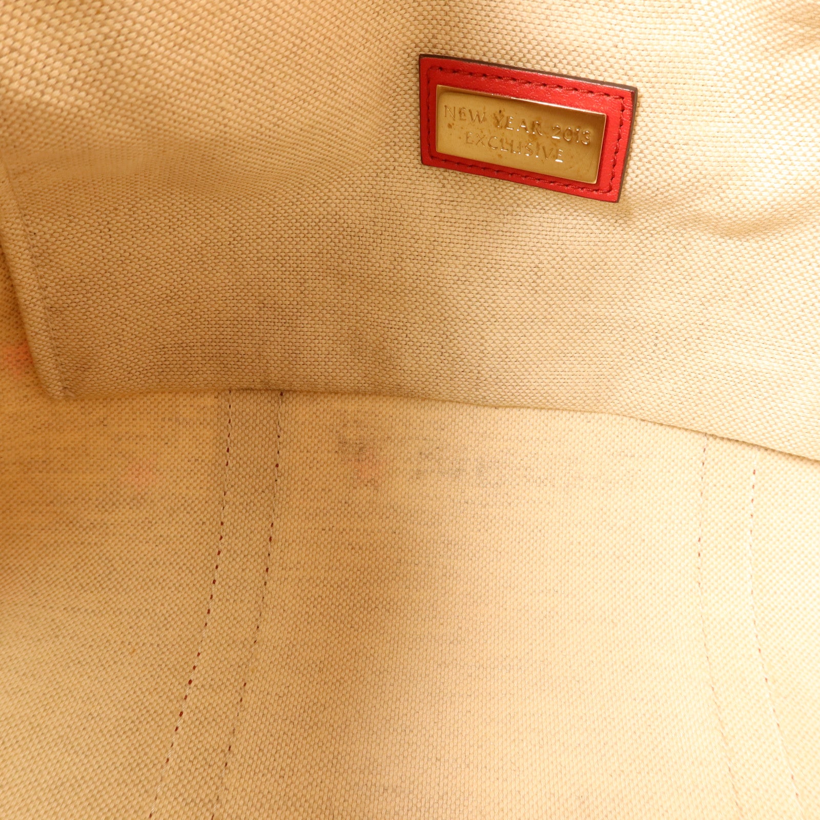 GUCCI 塗層帆布Boston Bag金扣手挽袋