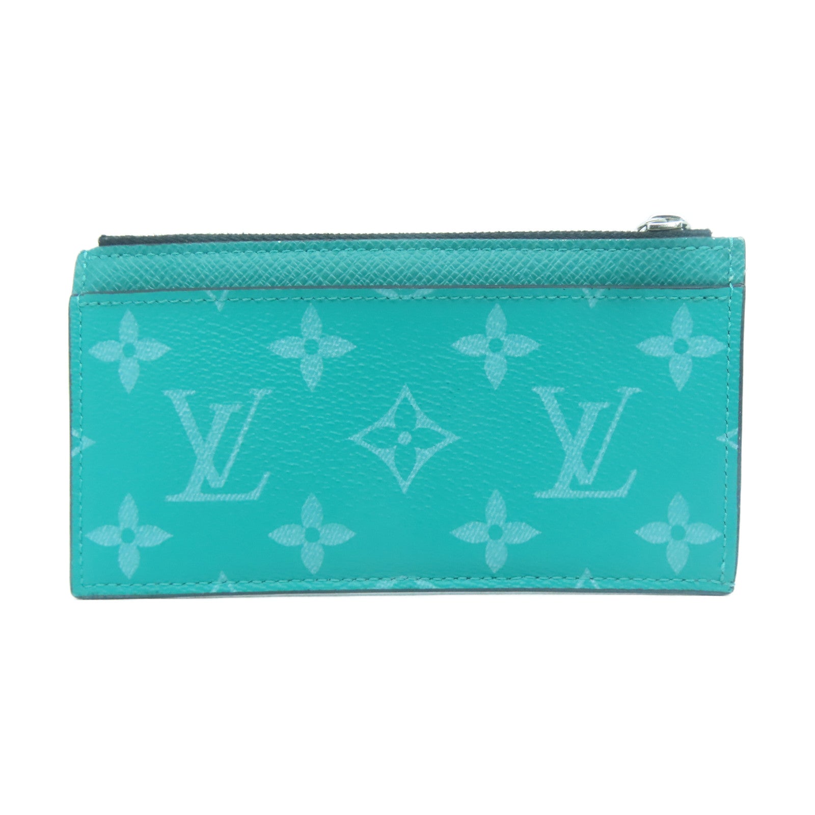 LOUIS VUITTON 【激減優惠】Monogram Coin Purse銀扣零錢包綠色