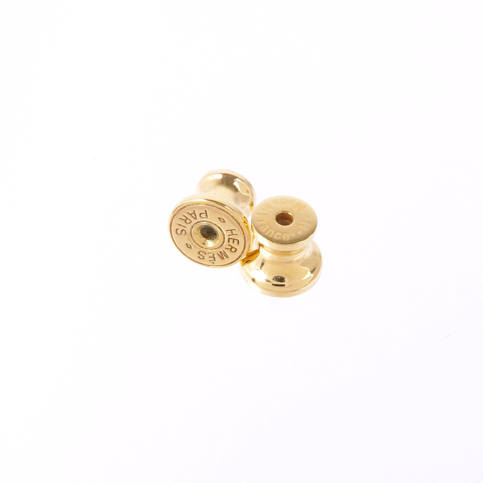 HERMES 金屬/皮革O'Kelly Earrings耳環