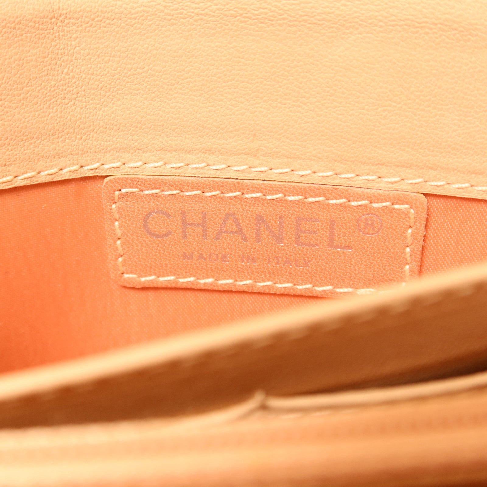 CHANEL 漆皮皮革Chain Shoulder Bag銀扣鏈帶肩背袋