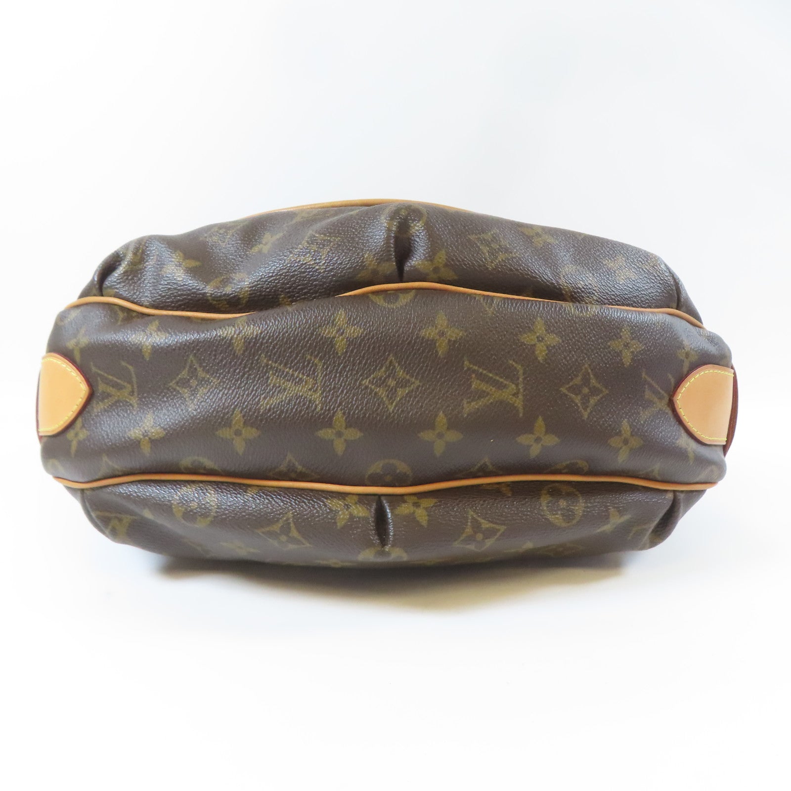 LOUIS VUITTON Monogram Tulum GM金扣肩背袋啡色