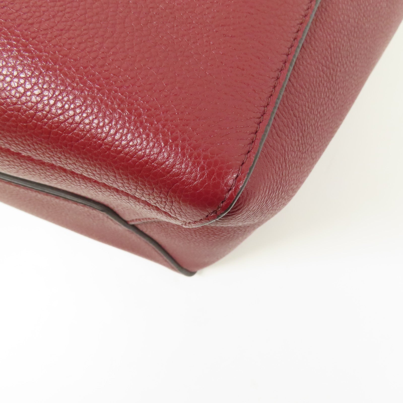 CELINE 【激減優惠】牛皮皮革Sangle Bucket Bag金扣肩背袋