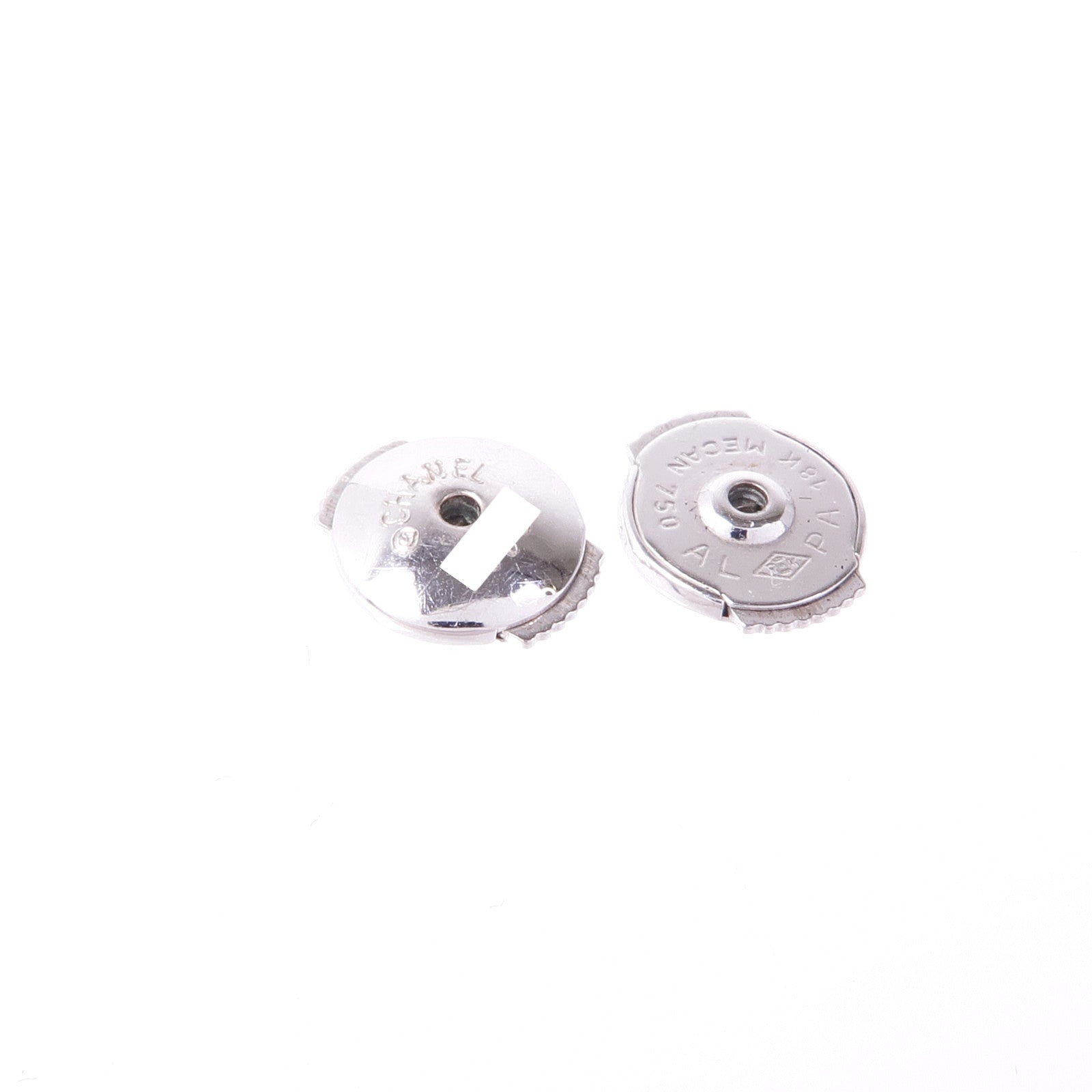 CHANEL 18K白金Etoile Mini-Hoops Diamond Earrings鑽石耳環