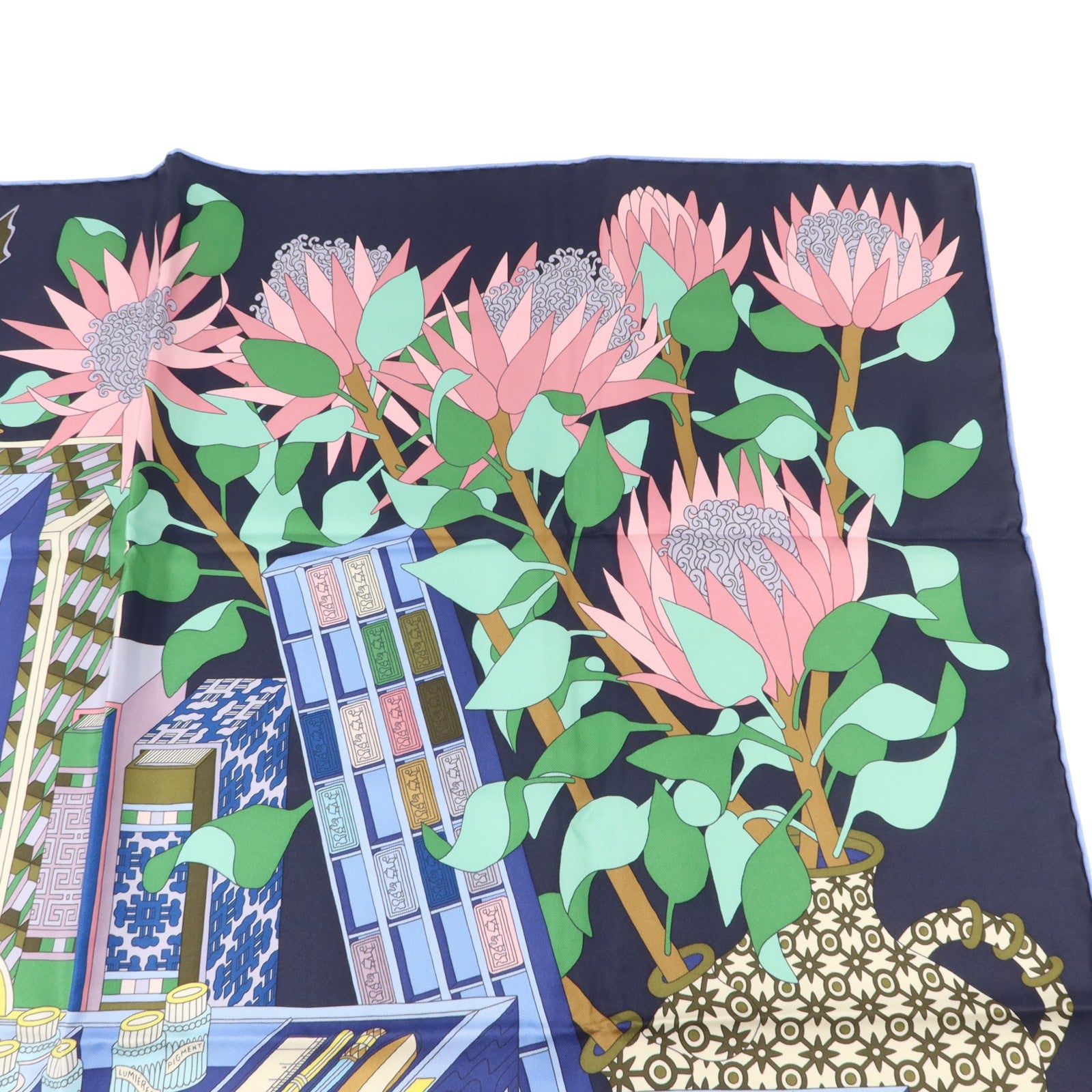 HERMES 絲質Scarf 90X90絲巾