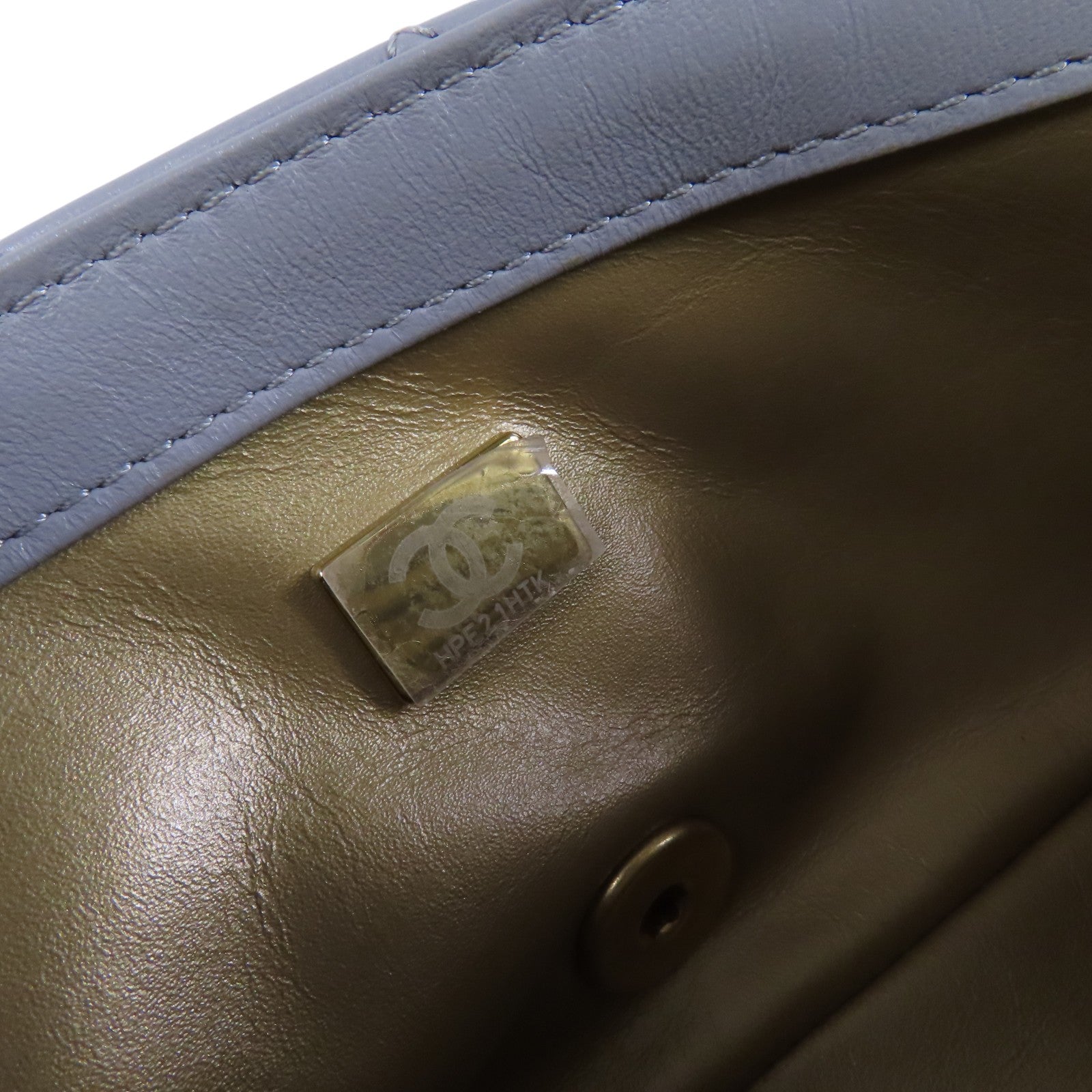 CHANEL 羊皮皮革Mini Classic 20金扣鏈帶肩背袋