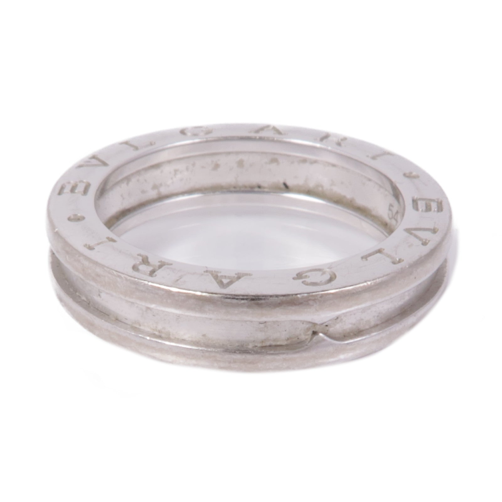 BVLGARI 18K白金B-Zero1 Ring戒指US#6.75