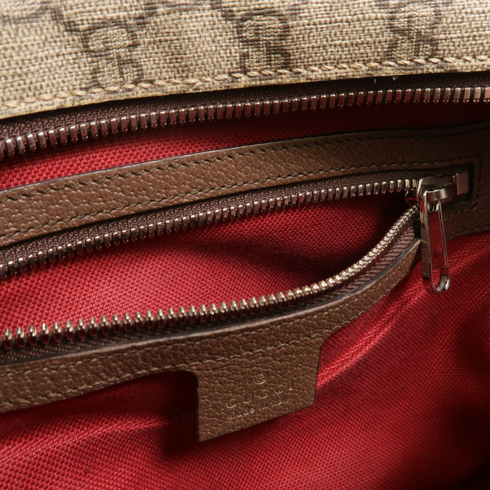 GUCCI 塗層帆布Shoulder Bag肩背袋