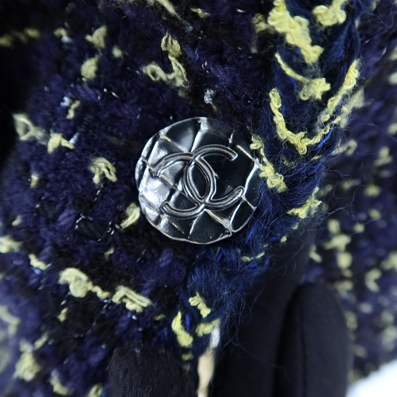CHANEL Cotton/Acrylic Long-Sleeve Jacket外套