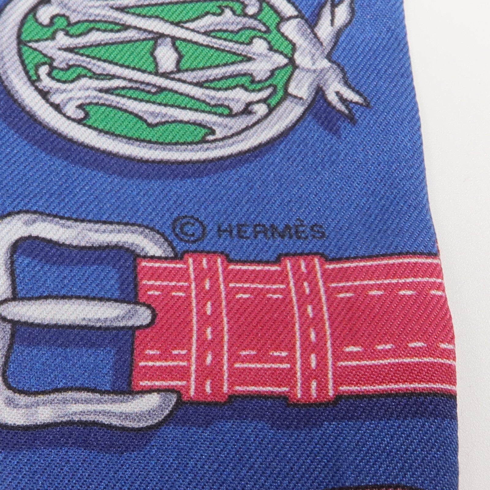 HERMES 絲質Twilly絲巾