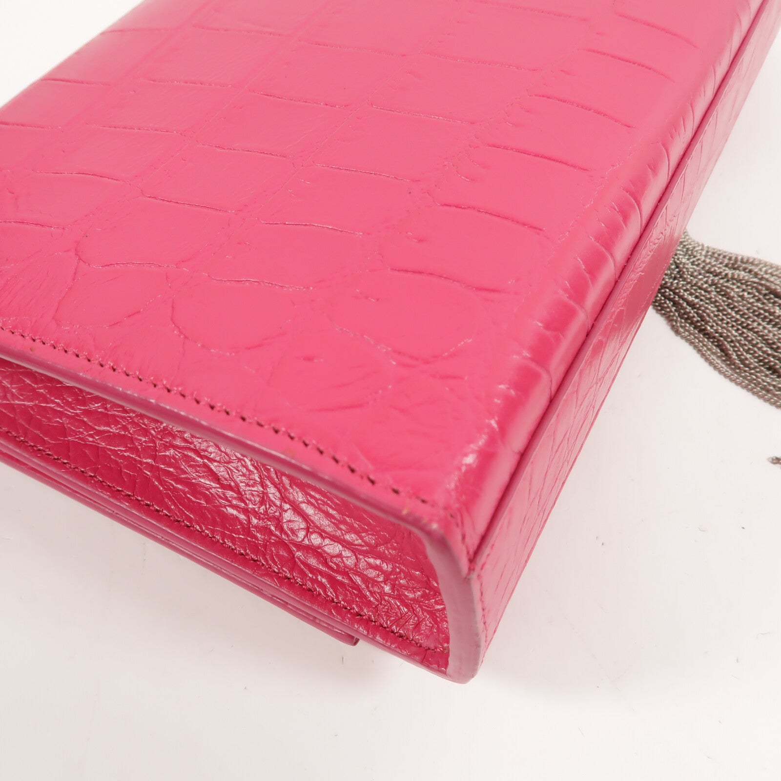 SAINT LAURENT 牛皮皮革Kate Tassel Medium鏈帶肩背袋