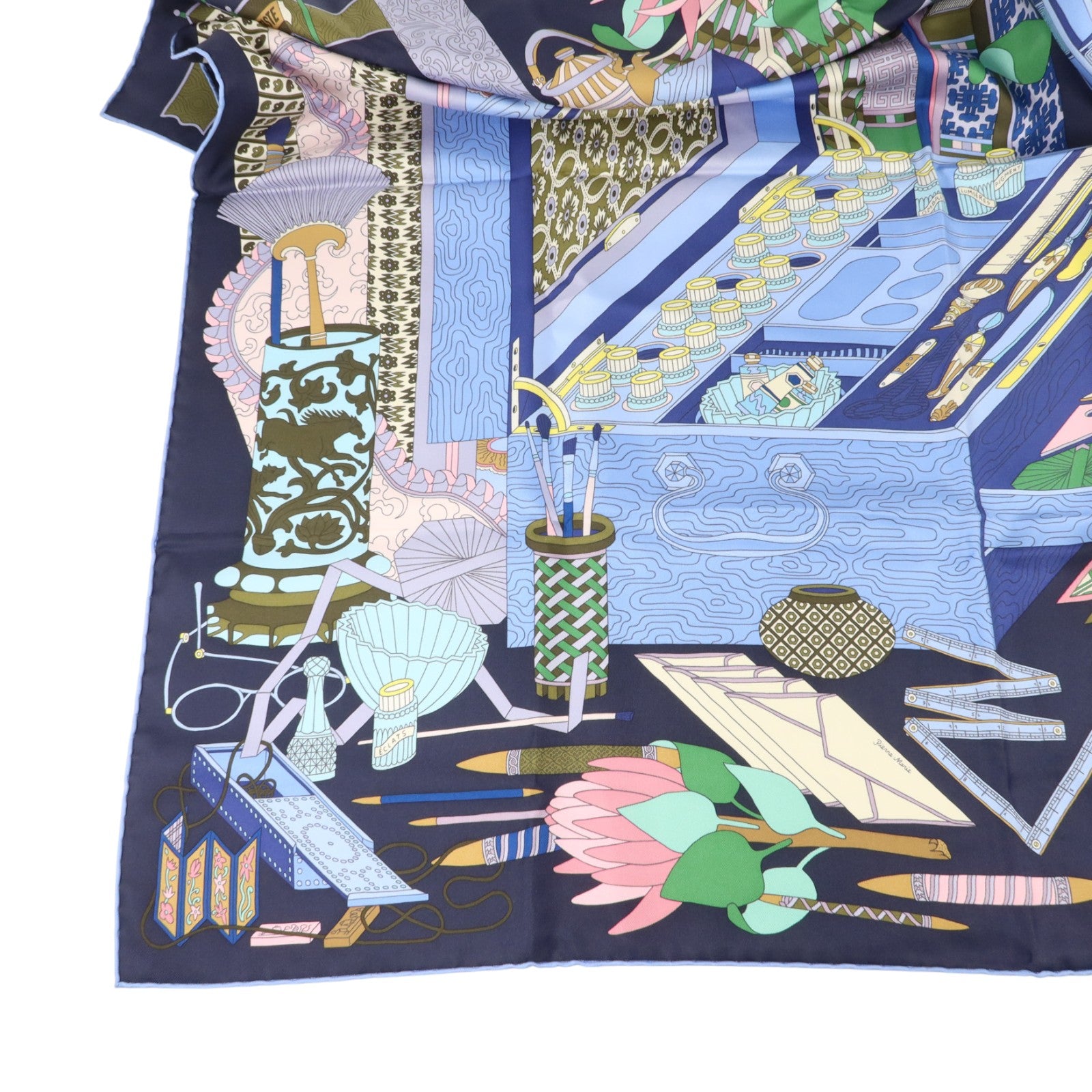 HERMES 絲質Scarf 90X90絲巾