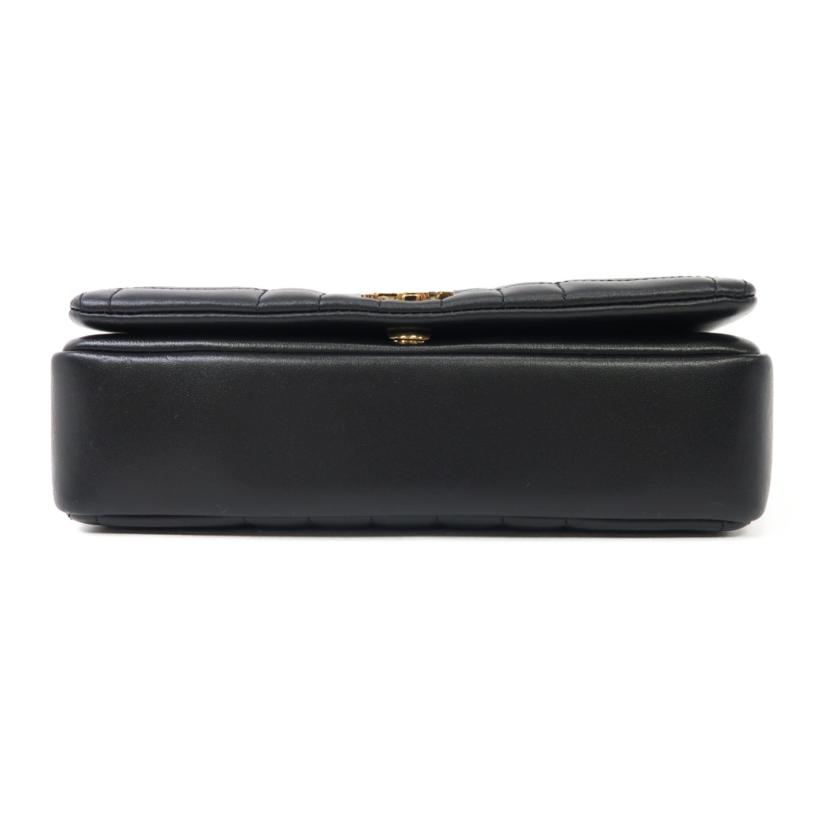 BURBERRY 羊皮皮革Small Lola Bag金扣鏈帶肩背袋黑色