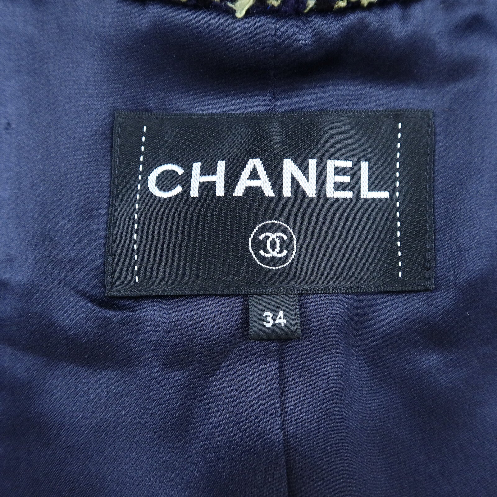 CHANEL Cotton/Acrylic Long-Sleeve Jacket外套