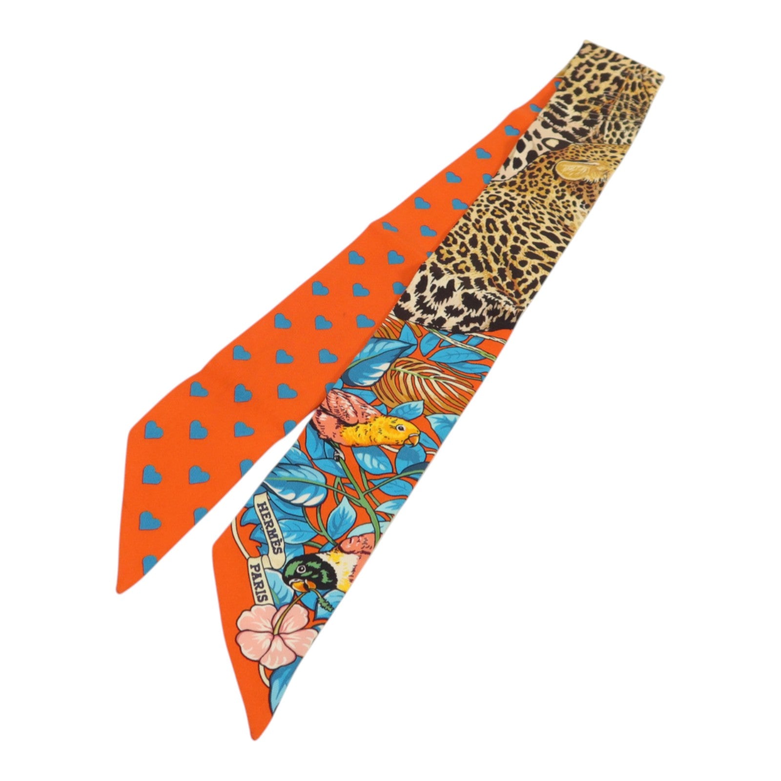 HERMES 絲質Twilly絲巾