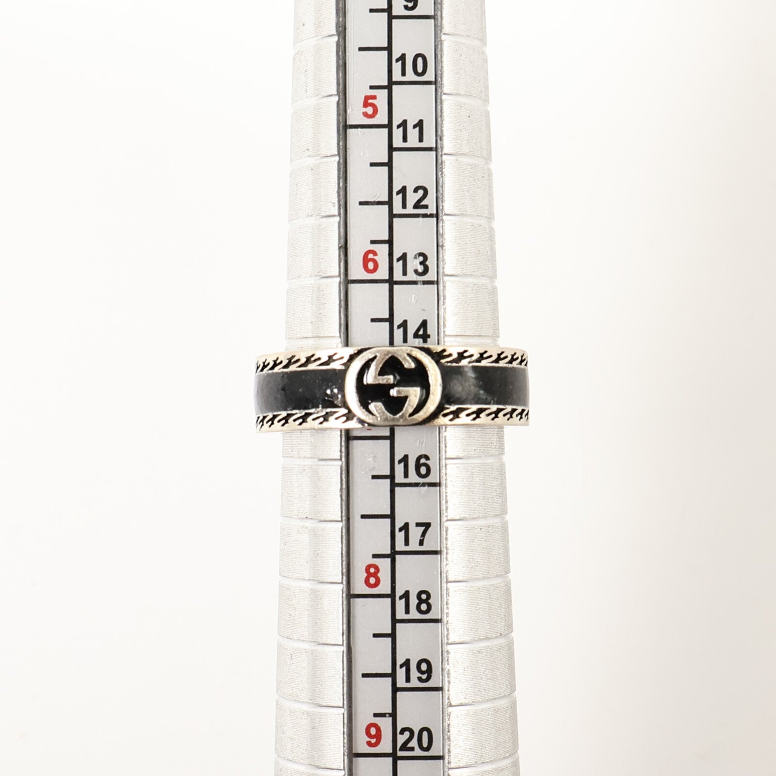 GUCCI 925純銀Interlocking G Ring戒指