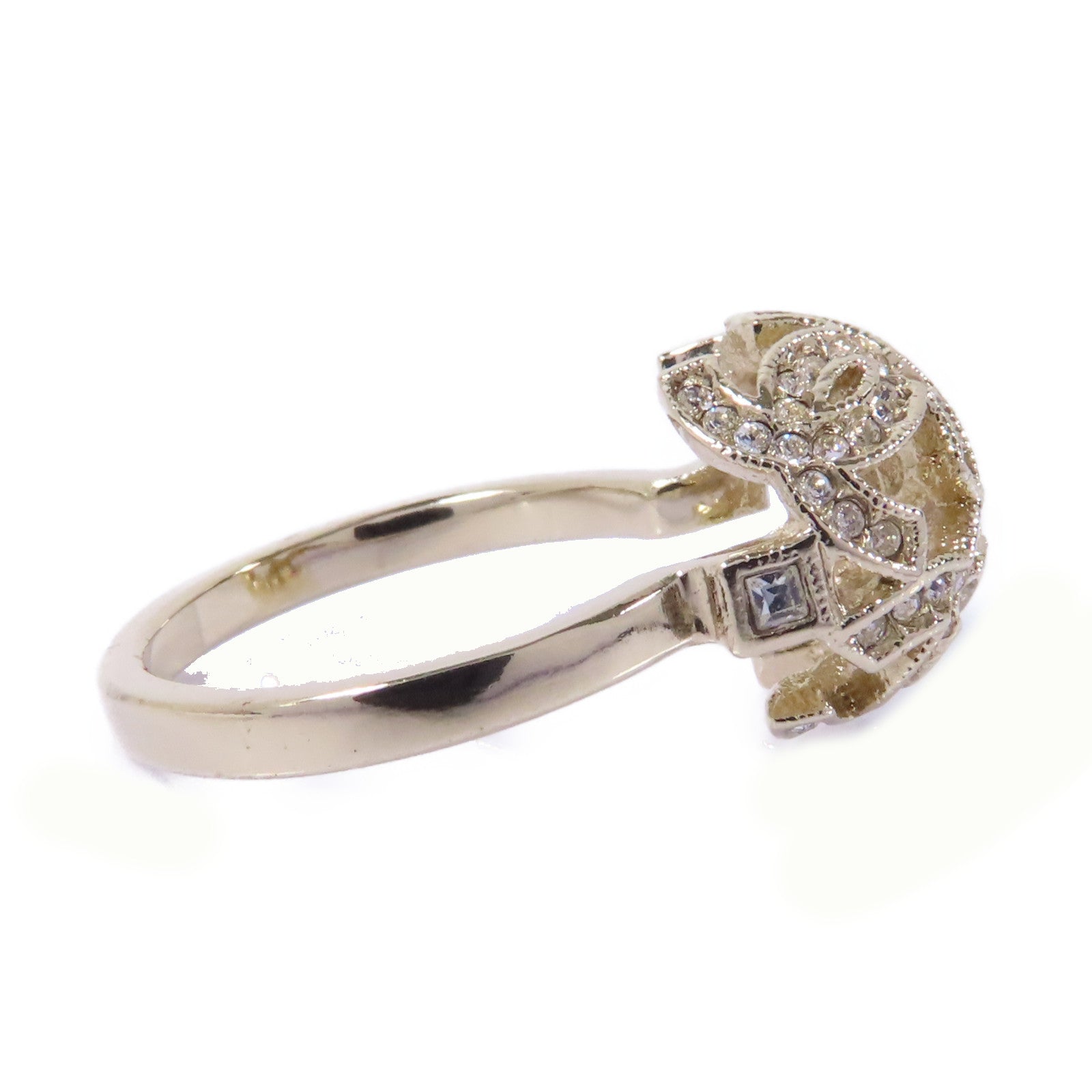 CHANEL 【激減優惠】金屬Ring 戒指US#6金色