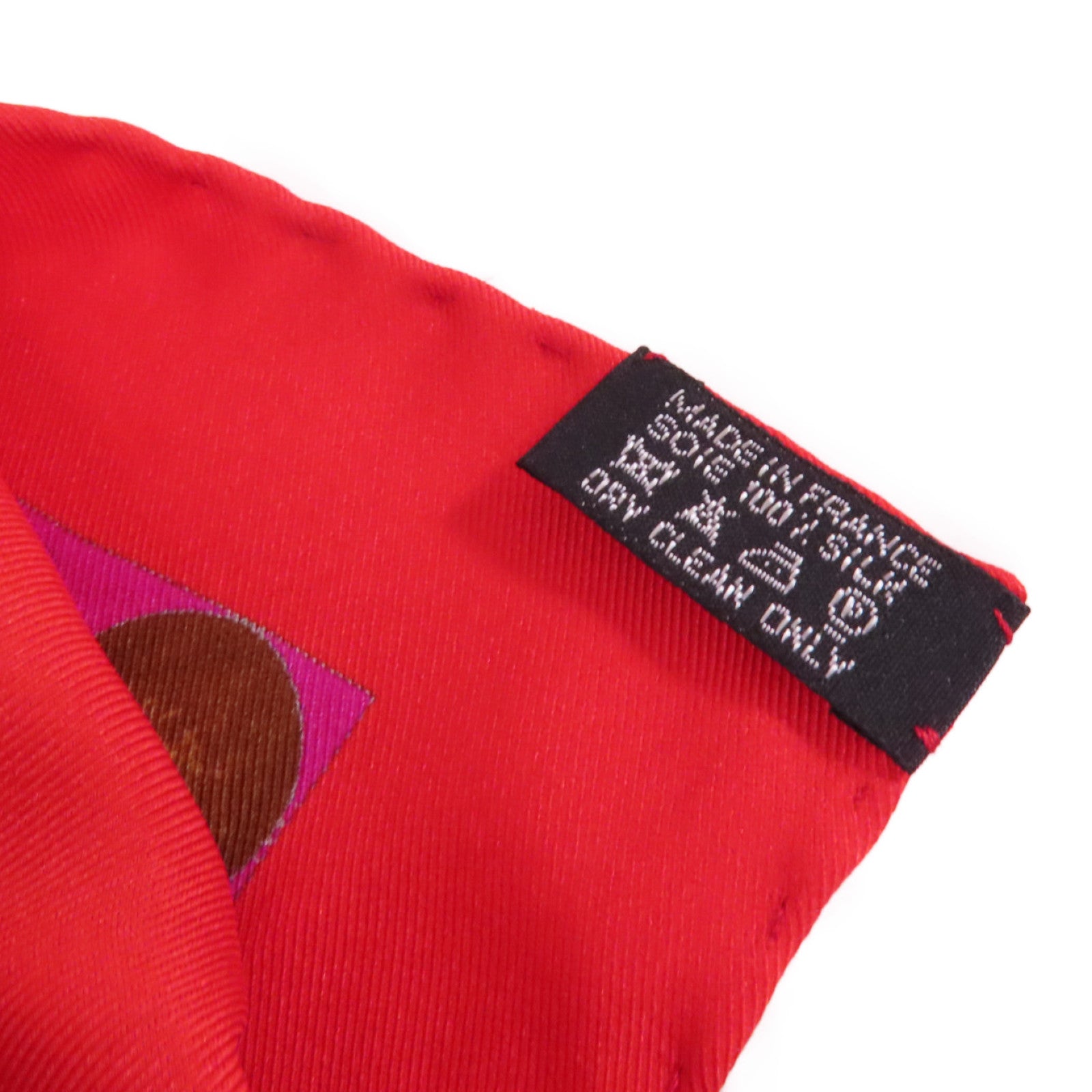 HERMES 絲質65x65 Scarf絲巾紫色/紅色/彩色