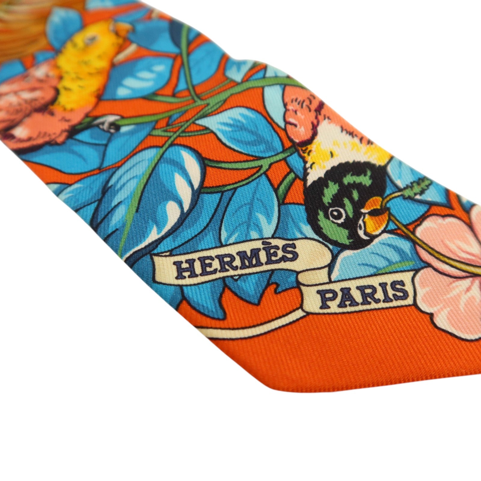 HERMES 絲質Twilly絲巾