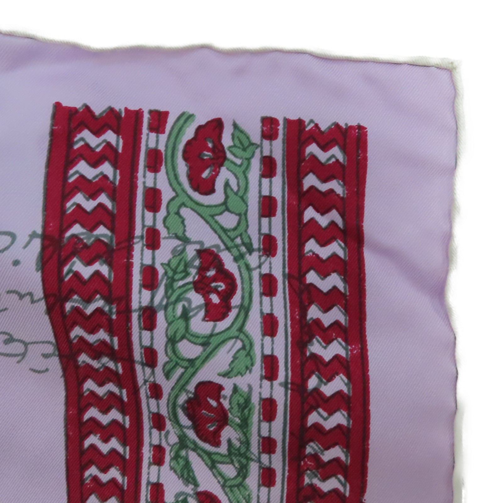 HERMES 羊絨/絲質Scarf圍巾米色
