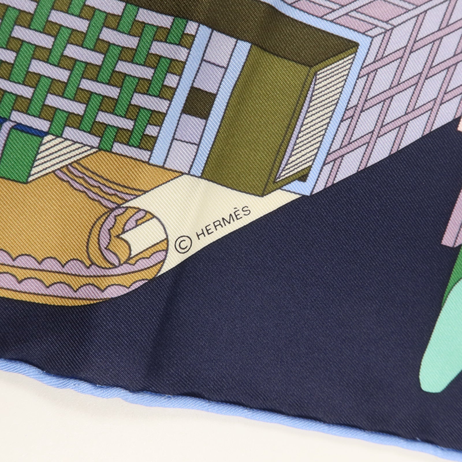 HERMES 絲質Scarf 90X90絲巾