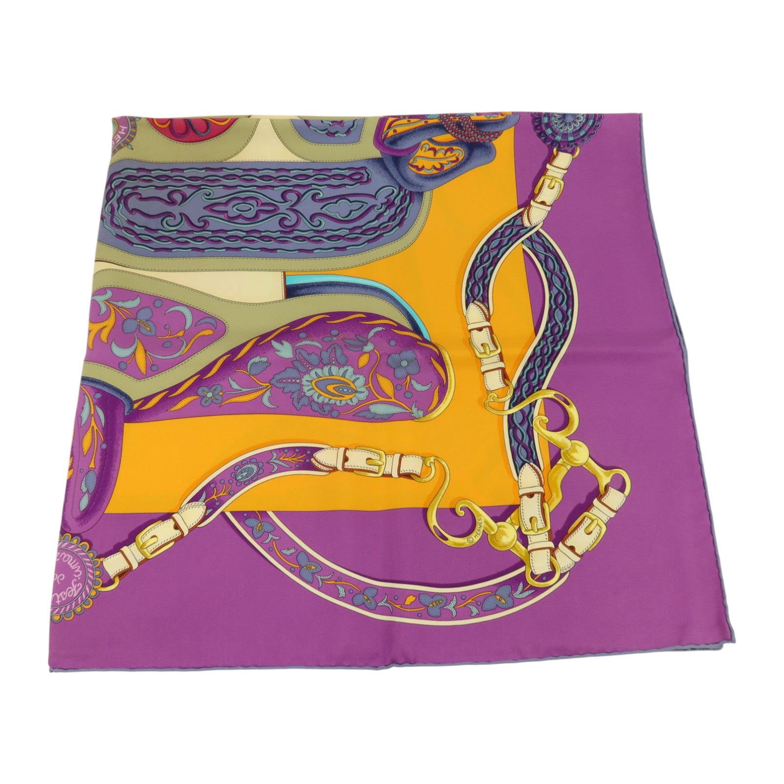 HERMES 絲質Scarf 90x90cm絲巾