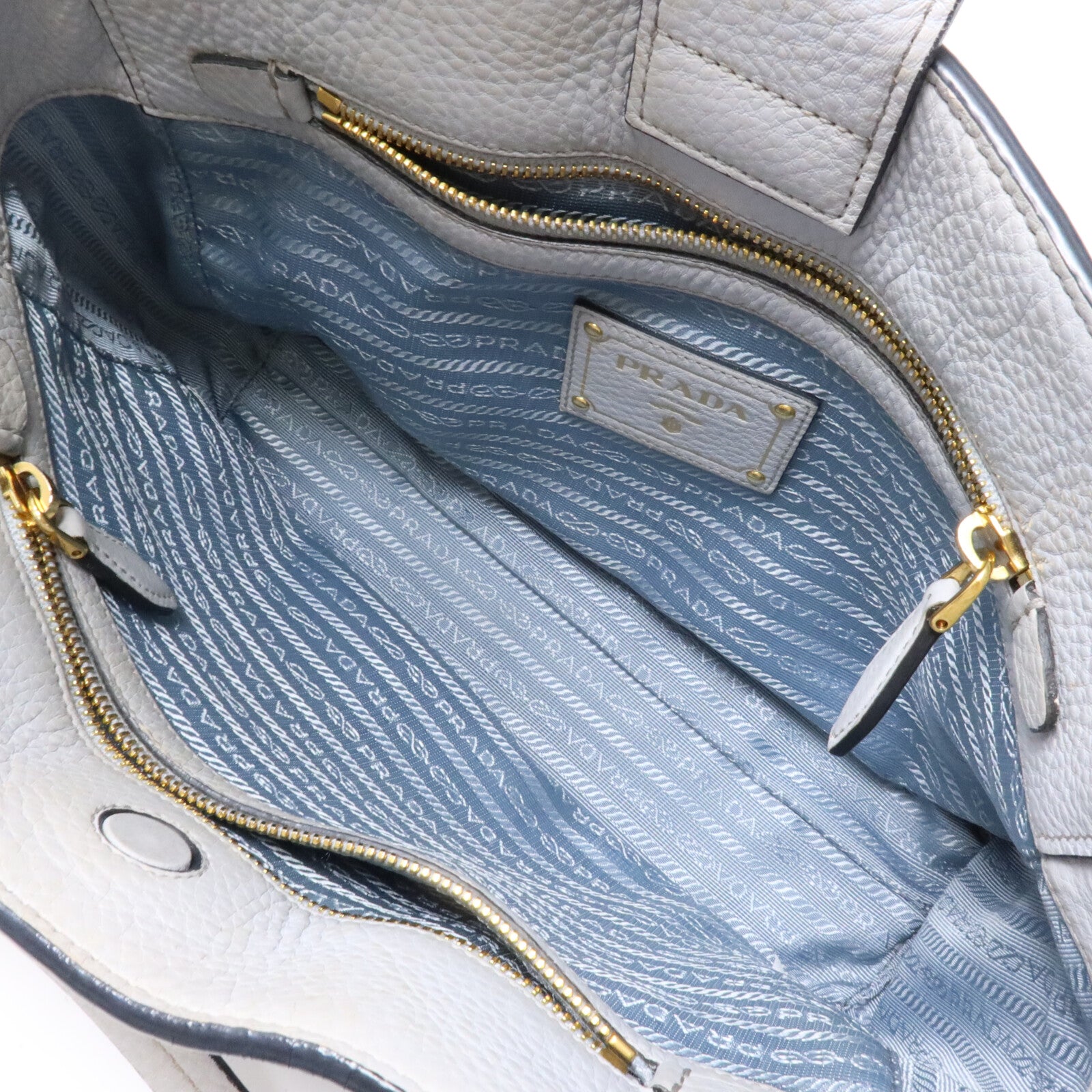 PRADA 牛皮皮革Shoulder Tote手挽袋