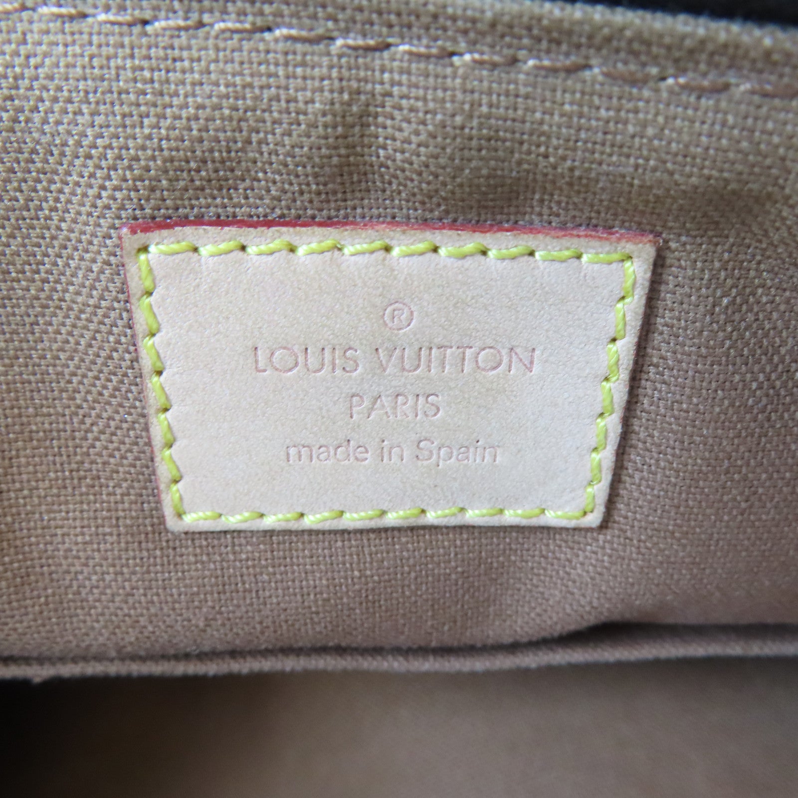 LOUIS VUITTON Monogram Tulum GM金扣肩背袋啡色