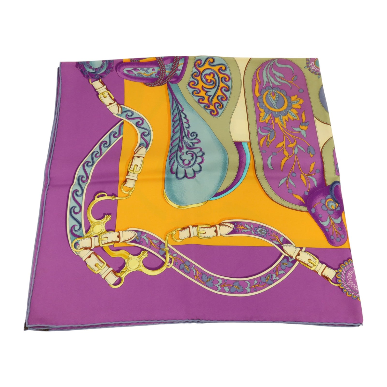HERMES 絲質Scarf 90x90cm絲巾