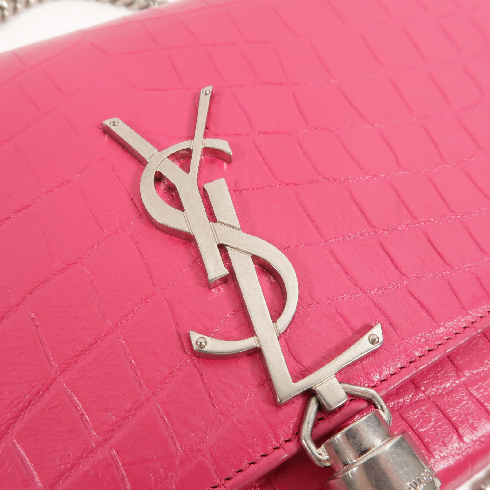 SAINT LAURENT 牛皮皮革Kate Tassel Medium鏈帶肩背袋