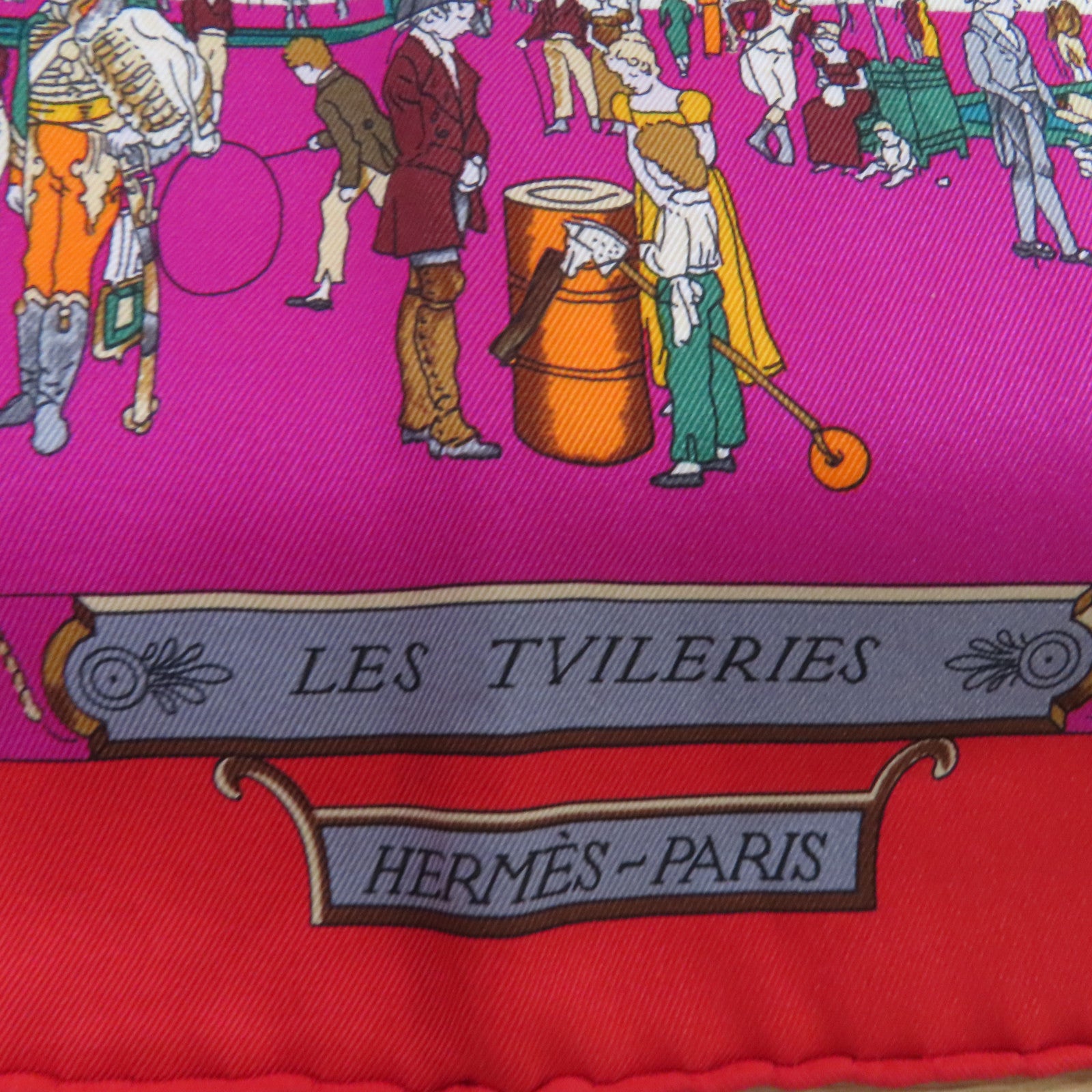 HERMES 絲質65x65 Scarf絲巾紫色/紅色/彩色