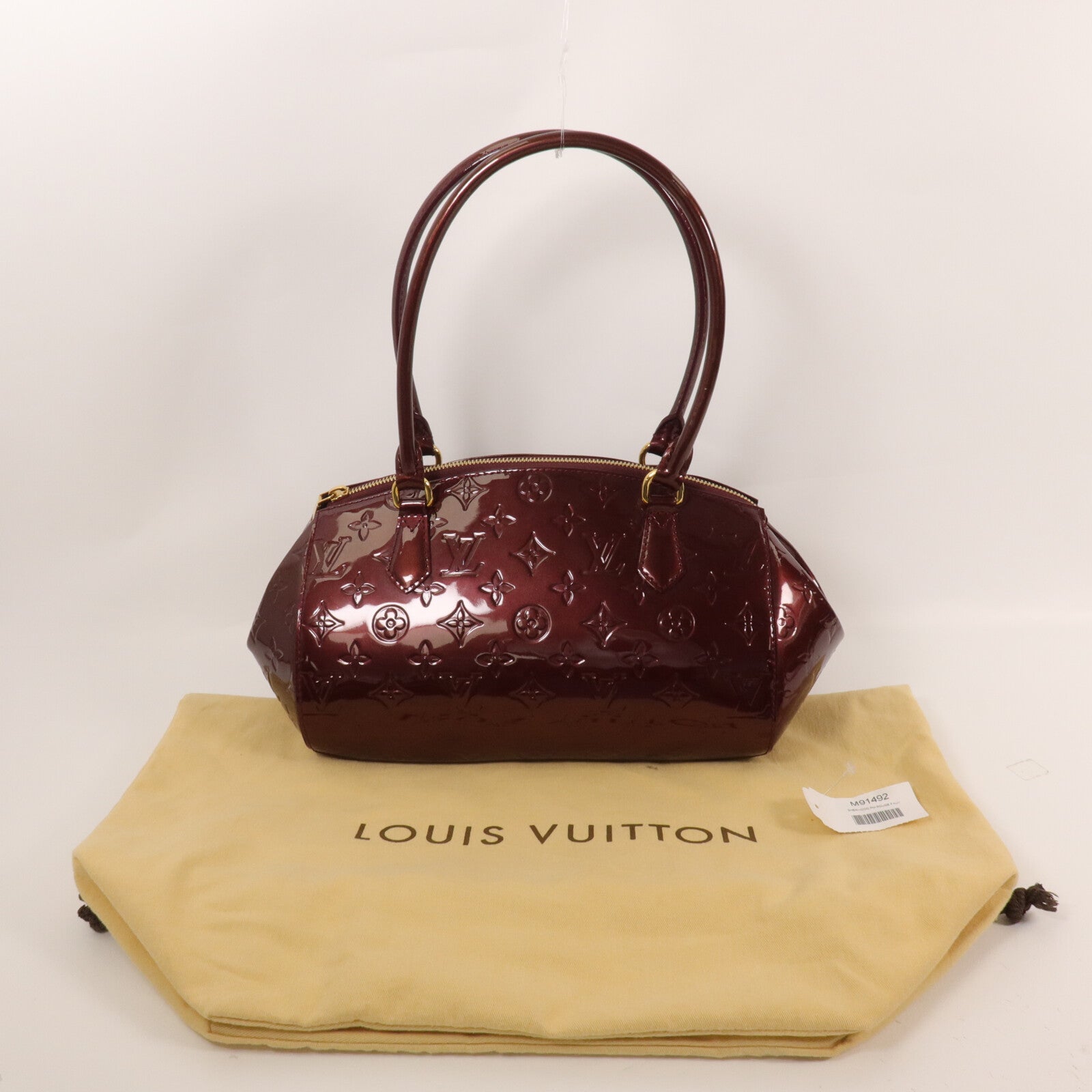 LOUIS VUITTON Monogram Vernis Sherwood PM肩背袋