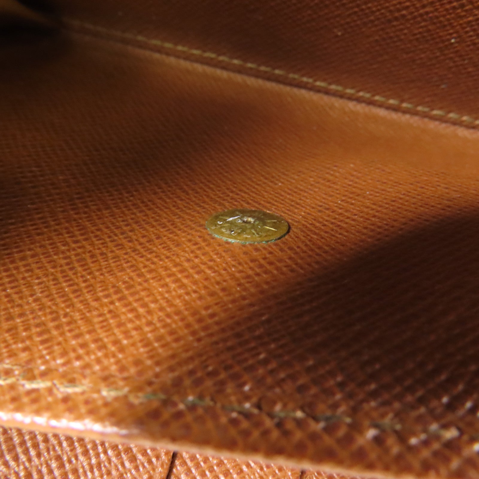 LOUIS VUITTON Monogram Porte Tresor Etui Papiers金扣錢包