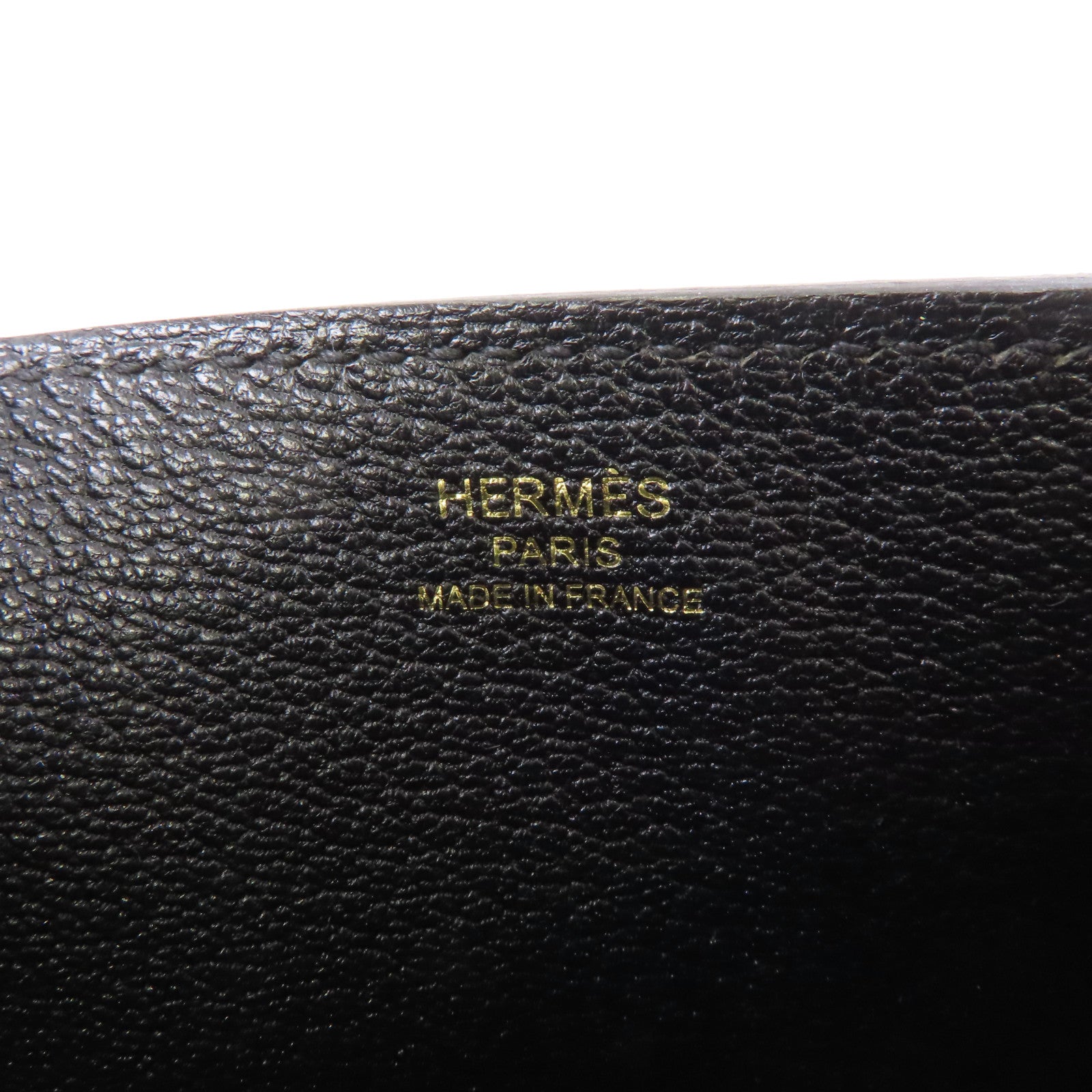 HERMES 【激減優惠】Togo皮革Perspective Cavaliere金扣肩背袋Noir/黑色