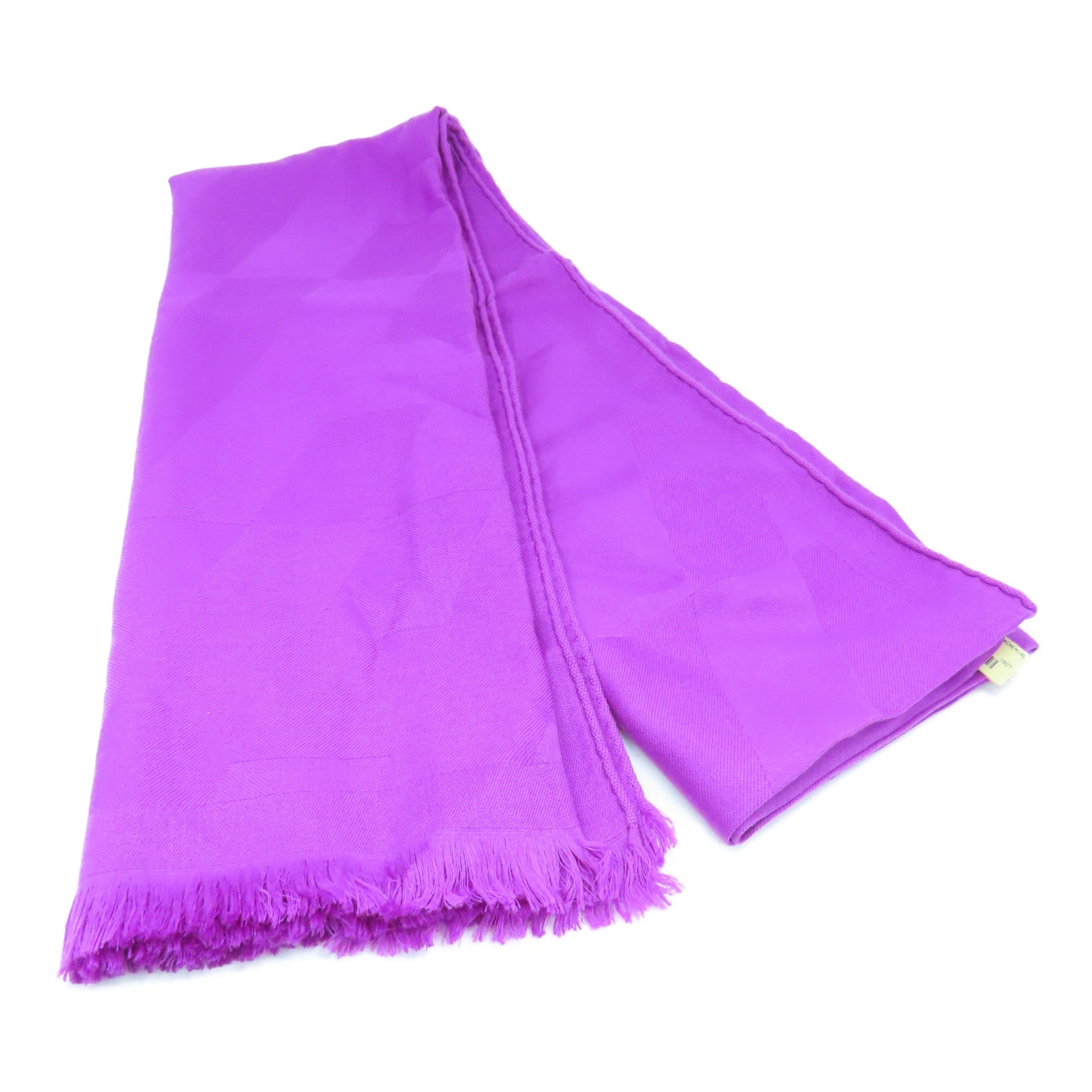 HERMES 【激減優惠】絲質/羊絨Scarf圍巾紫色