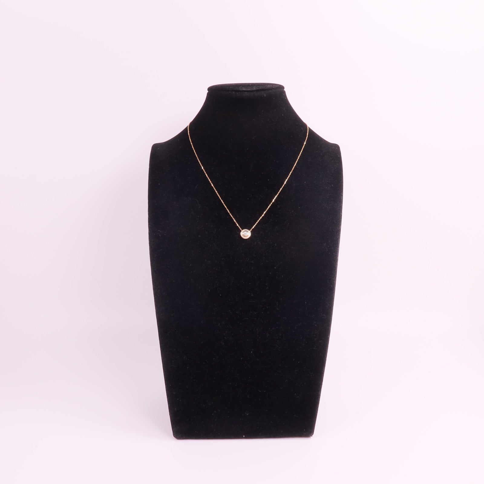 CARTIER 18K玫瑰金d'Amour Diamond Necklace鑽石項鍊