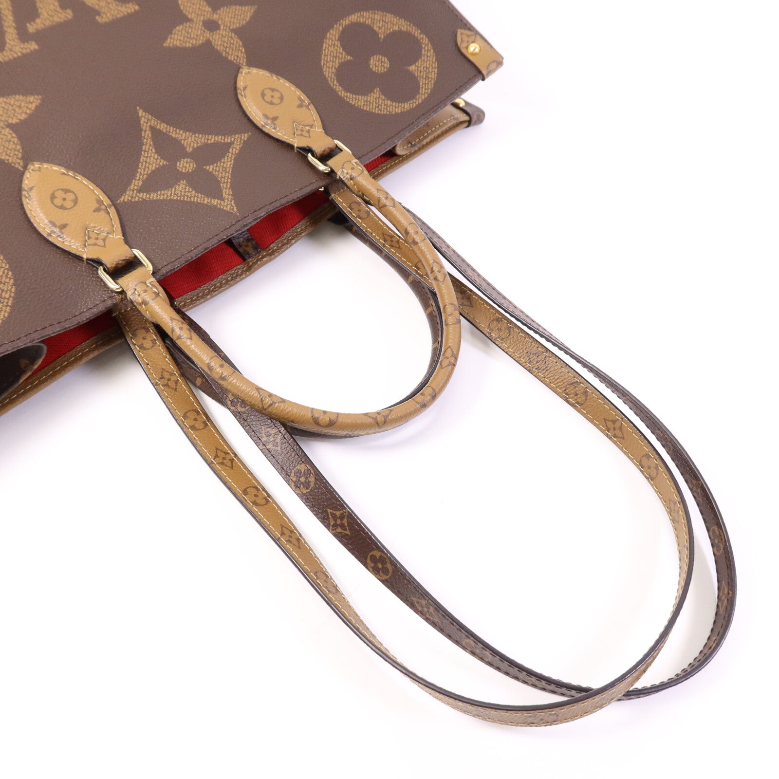 LOUIS VUITTON 【激減優惠】Monogram Giant OnTheGo GM金扣手挽肩背兩用袋