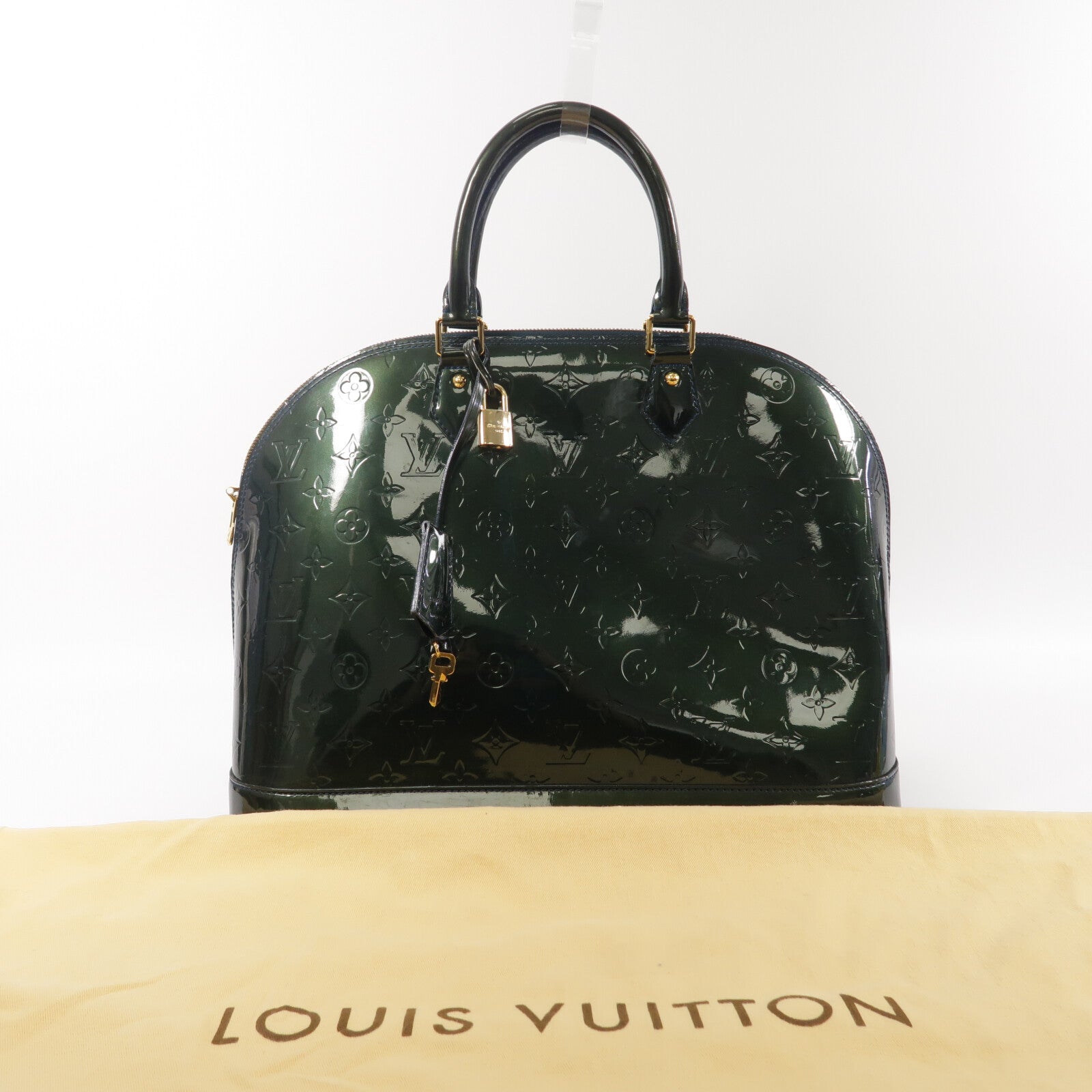 LOUIS VUITTON Monogram Vernis Alma GM手挽袋
