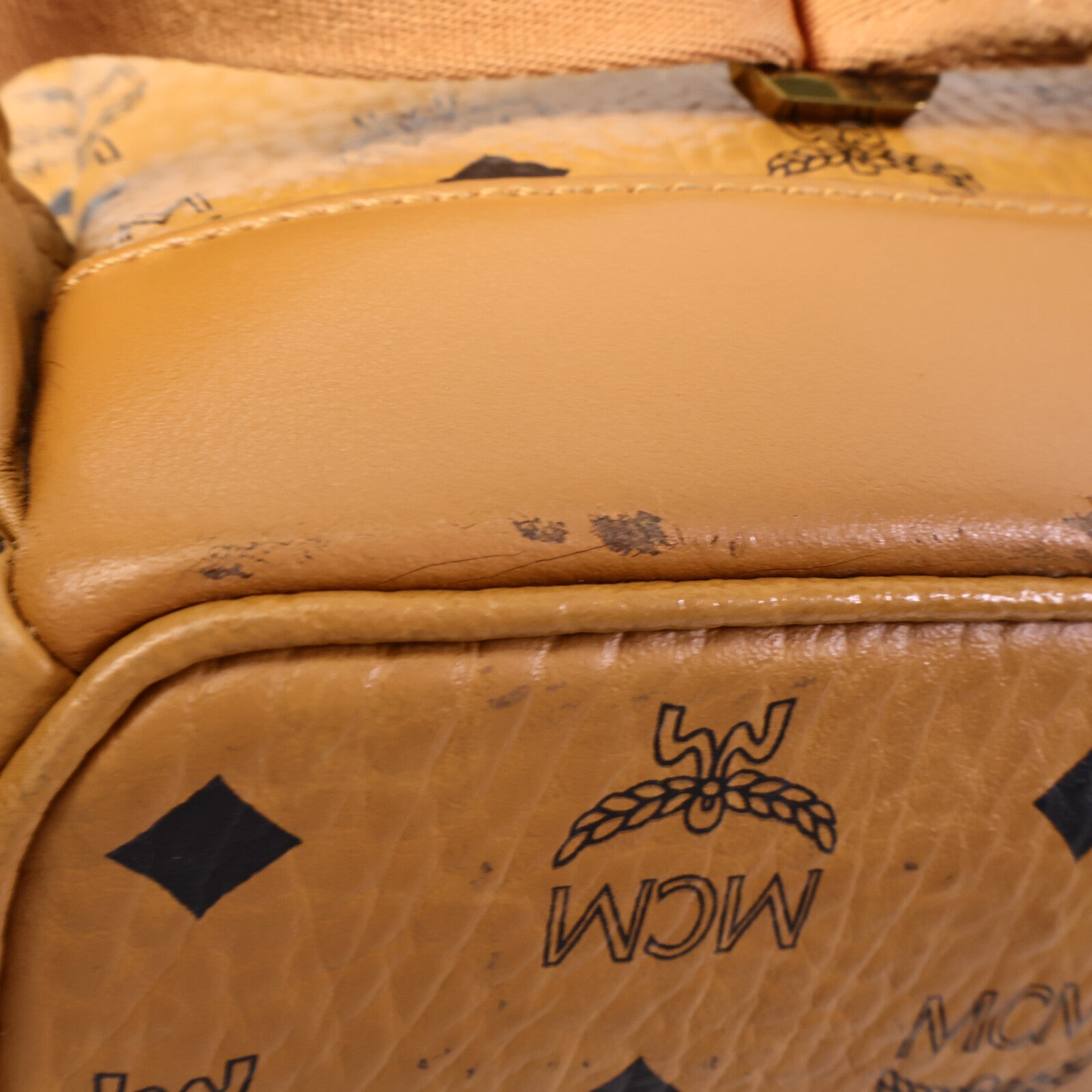 MCM 塗層帆布Backpack背包