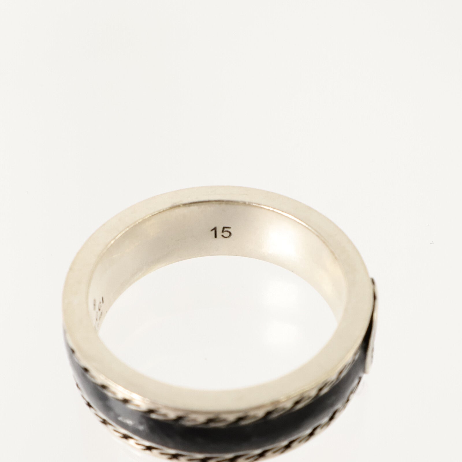 GUCCI 925純銀Interlocking G Ring戒指