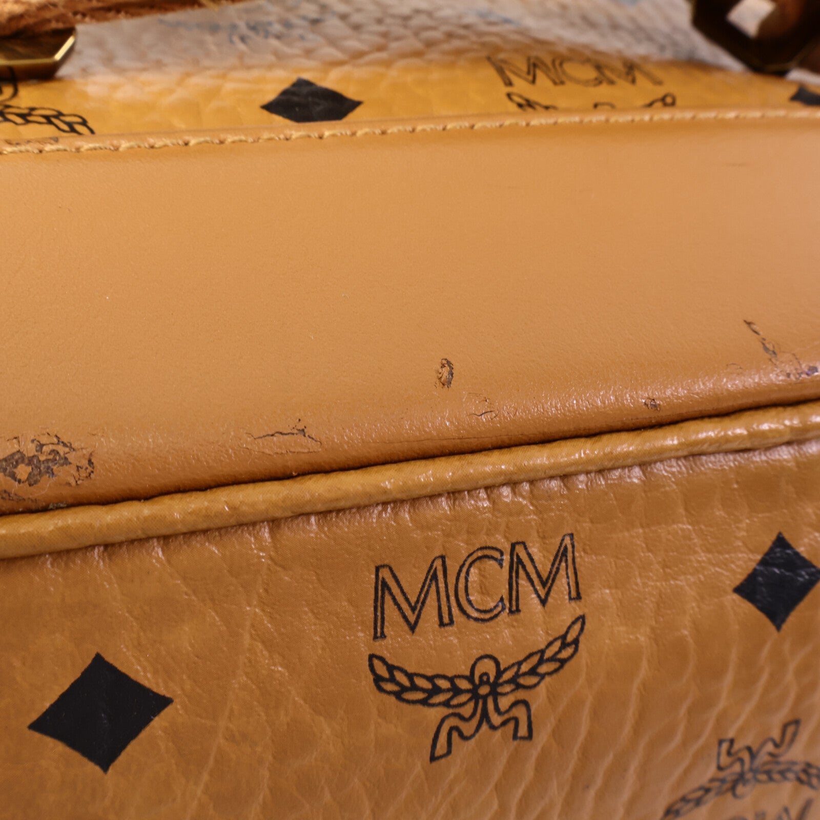 MCM 塗層帆布Backpack背包