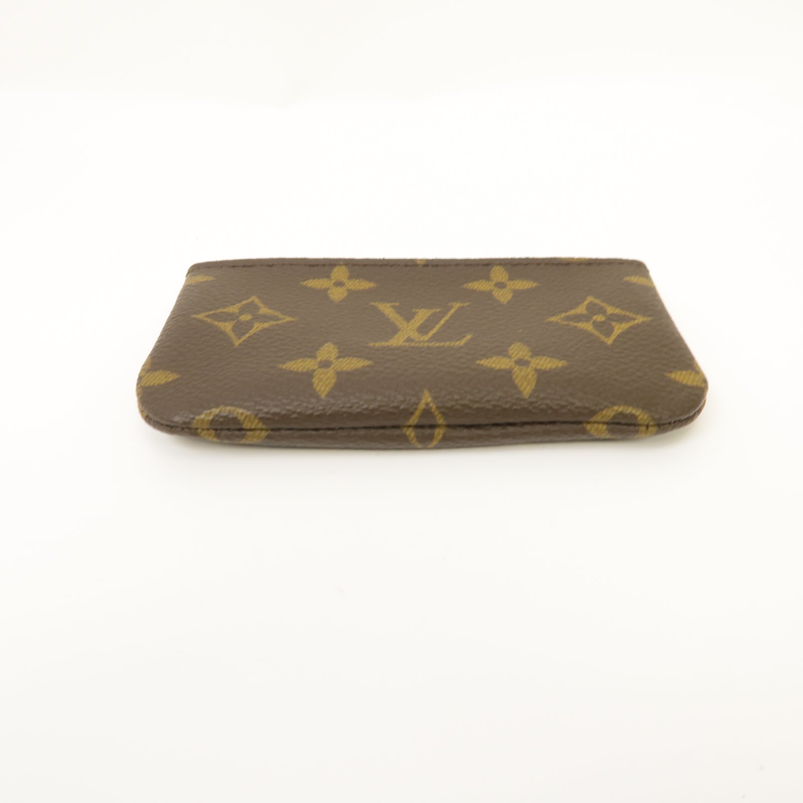 LOUIS VUITTON Monogram Key & Coin Pouch金扣鑰匙零錢包啡色